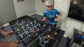 Mini MONSTER JAM Foosball Chaos! (Crazy Toy Mashup)