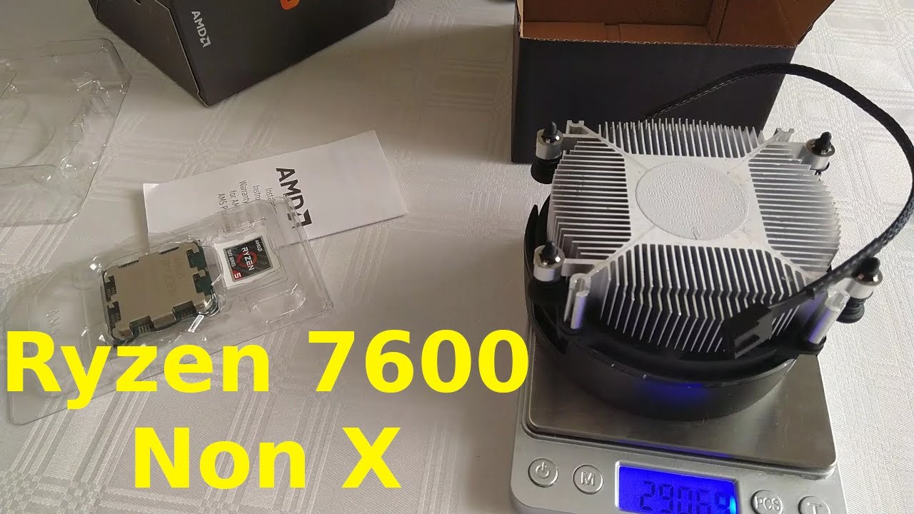 AMD Ryzen 7600 Unboxing 