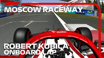 F1 2021 Robert Kubica Onboard Lap Moscow Raceway | Rfactor F1 2021 mod CHT 1.03