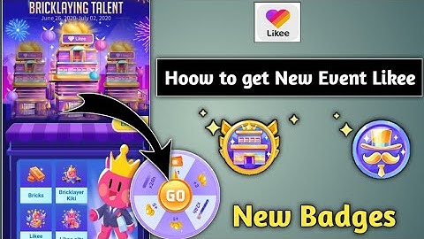 How to get New Event Likee app |Likee App new offers demond bens free paye |Likee new badges