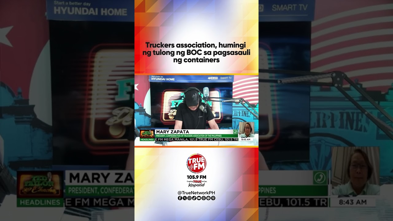 Truckers association, humingi ng tulong ng BOC sa pagsasauli ng containers | Ted Failon & DJ Chacha