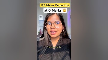 🤯What JEE Mains percentile at 0 Marks? JEE Mains 2025🔥#jee #motivation