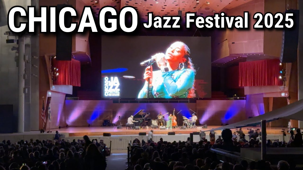 Chicago Jazz Festival 2025 in Millennium Park on Saturday | August 30, 2025 | 4k Video 60fps