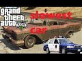 Gta 5  police chase in a slow old rusty car declasse tornado