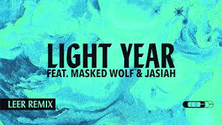 Смотреть клип Crooked Colours - Light Year Feat. Masked Wolf & Jasiah (Leer Remix) [Official Visualizer]