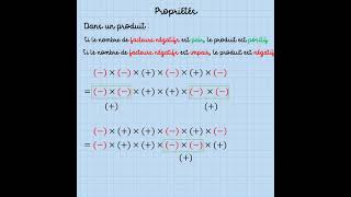 Comment multiplier plusieurs nombres relatifs (Cycle 4) ? Comment multiplier plusieurs nombres relatifs (Cycle 4) ?