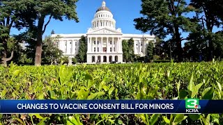 California lawmaker amend preteen vaccine consent bill