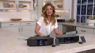 Bose Wave Music System Iv With Cd Slot Dual Alarm Clock On Qvc Youtube