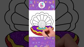 How To Draw Simple Seashell Step By Step