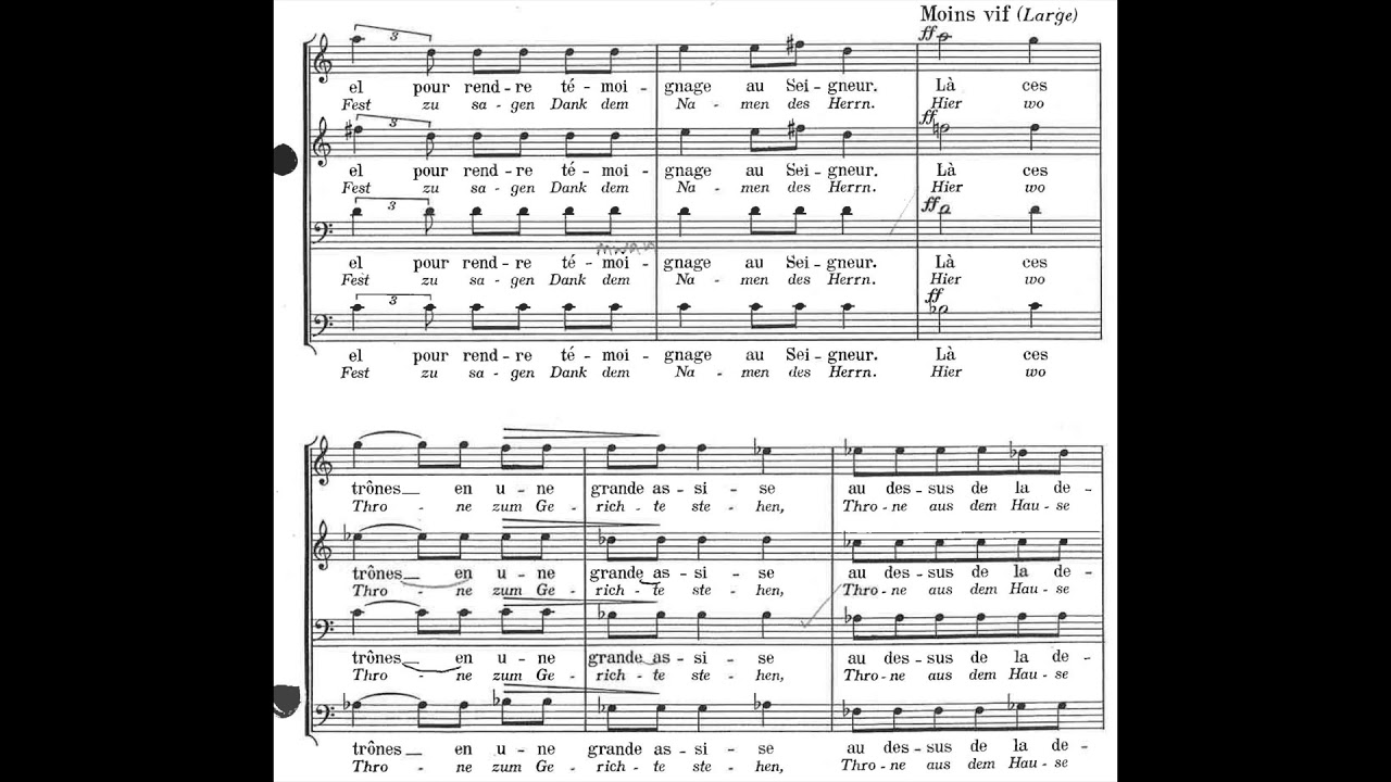 Darius Milhaud - Psaume 121 (1921)