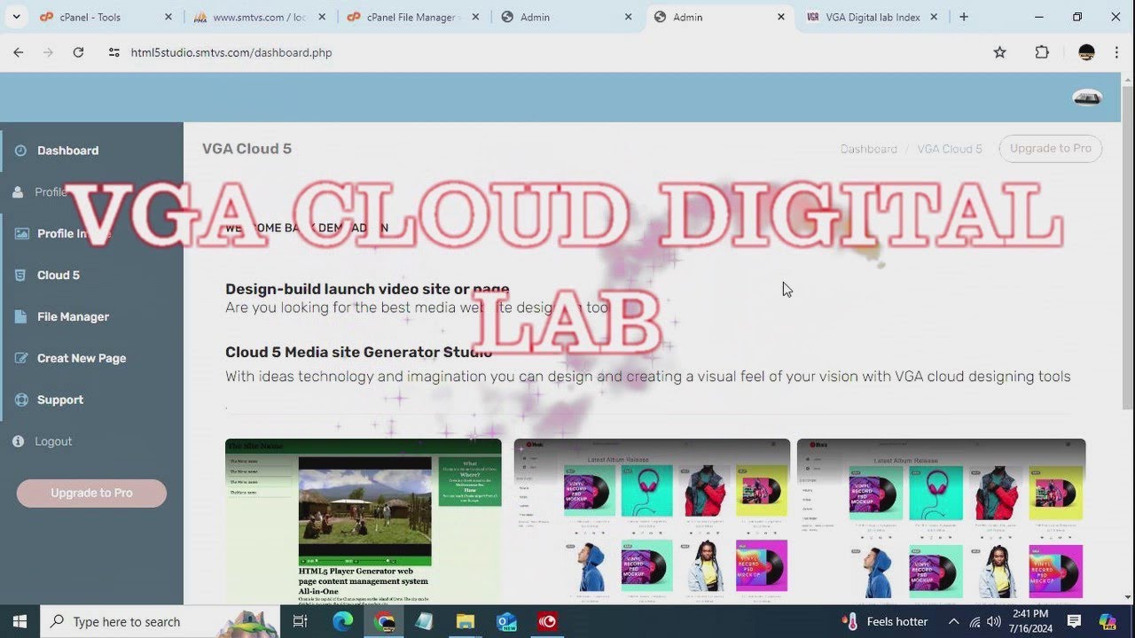 Vga Studio VGA HTML5 STUDIO - YouTube