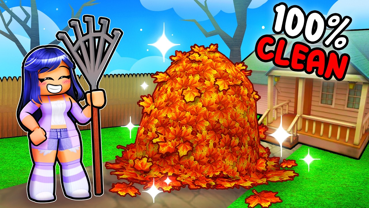 Roblox CLEAN All the LEAVES!