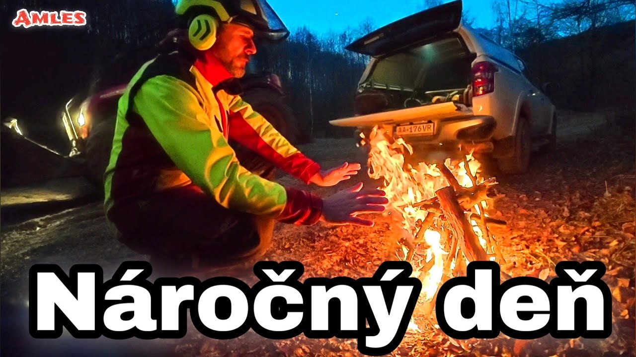 -10°C | Тяжелый день в лесу – я иду так, будто только что вернулся с боя, Stihl 261C-M, Zetor