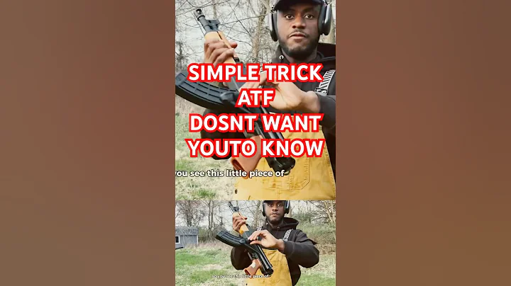 ATF hates this guy #firearmstraining #airsoft #gunculture