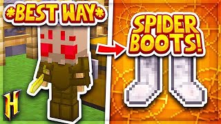 Hypixel Skyblock : HOW TO GET SPIDER BOOTS QUICK! l Minecraft Skyblock (28)