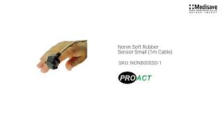 Nonin Soft Rubber Sensor Small 1m Cable NON8000SS 1 screenshot 4