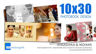 10x30 - Magazine Photobook Album Design #moorpartart #Albumdesignlk