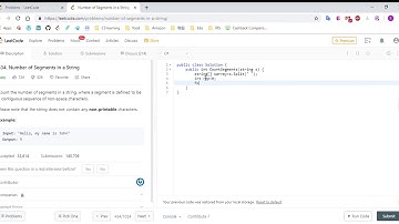 (C#)LeetCode 434  Number of Segments in a String
