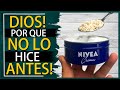 Mezcla Crema nívea y avena trata las arrugas | ojeras | Patas de gallo | Estrías | Cicatrices y mas
