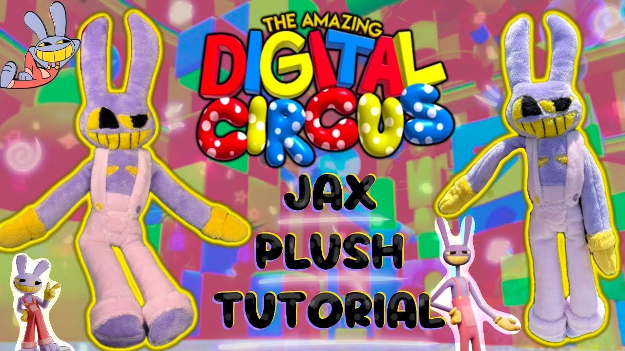 JAX THE AMAZING DIGITAL CIRCUS PLUSH TUTORIAL 🎪🪡 - YouTube
