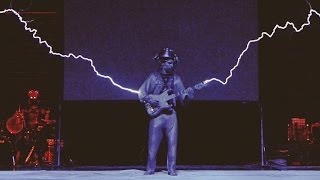 Video thumbnail of "Iron Man with Musical Tesla Coils, a Robot and MIDI Guitar"