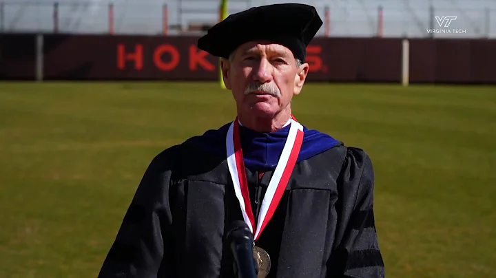 Mike Quillen accepts Virginia Techs highest honor,...