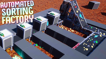 I Built An Automated Factory To Sort Through Gold Paydirt - Gold Mining Simulator - Hydroneer