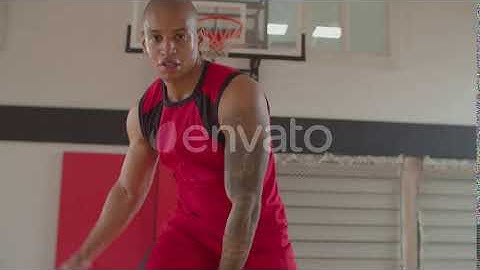 African Basketball Players Dribbling Ball in Game | Stock Footage - Envato elements