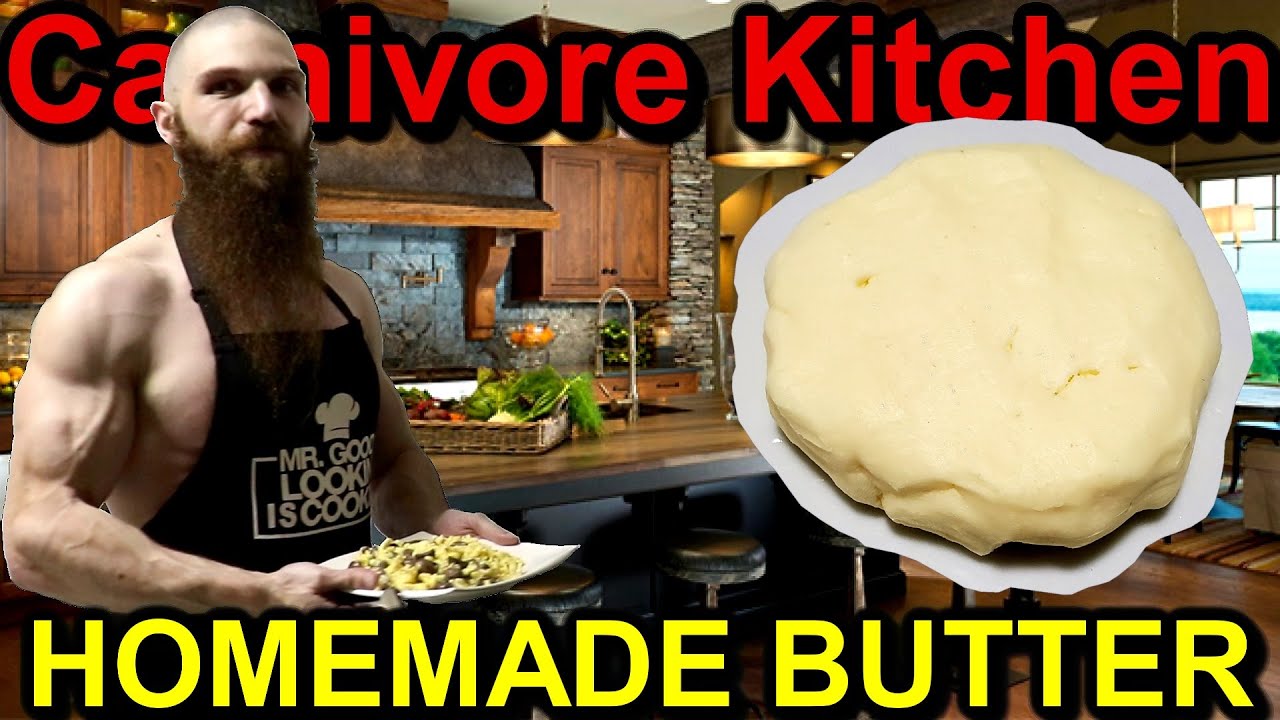 Carnivore Kitchen How to Make HOMEMADE BUTTER with an IMMERSION