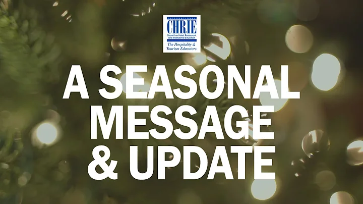 A Seasonal Update & Message from Joy Dickerson @ I...