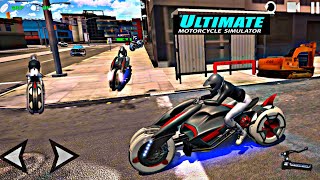 Unlimited Motorcycle Simulator- Gameplay HD android best bike game!  future! bike drive New update screenshot 4