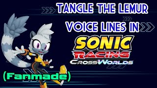 Tangle The Lemur Voice Lines For Sonic Racing Crossworlds Fanmade