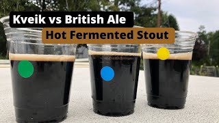 Kveik vs. British Ale Yeast - Hot Fermented Stout Tasting