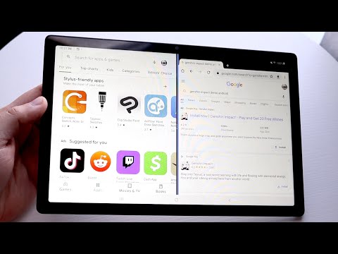 How To Split Screen Multitask On Samsung Galaxy Tab A8!