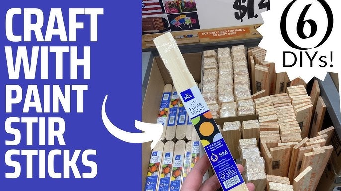 😍TOP PAINT STICK Crafts & DOLLAR TREE DIYs, Budget Farmhouse Decor