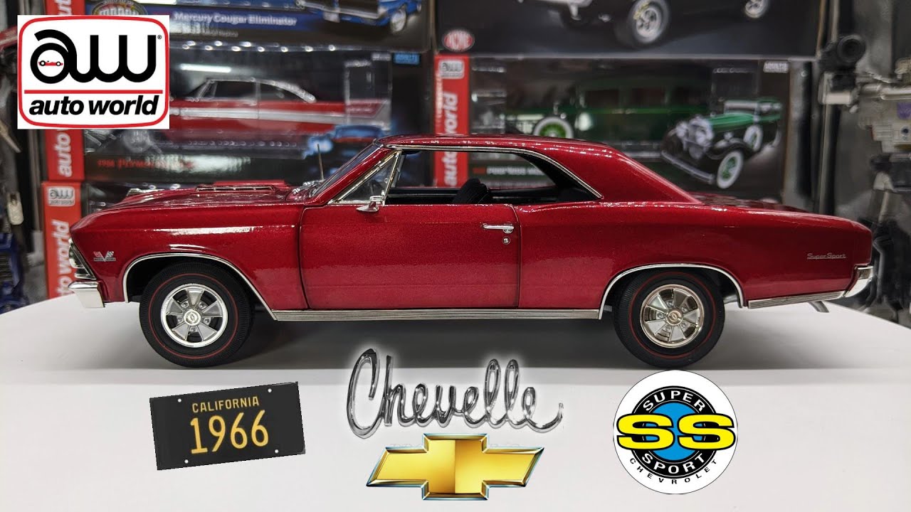 1/18 Chevy Chevelle SS 396 Diecast Car Model Unboxing and Review