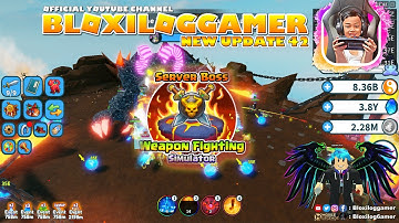 New Update 42 | Server Boss Weapon Fighting Simulator Roblox | Bloxiloggamer