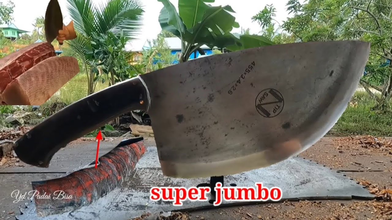 make a tuna fish knife from a wood saw blade YouTube