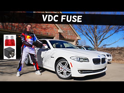 BMW F10 F11 VDC FUSE, VARIABLE DAMPER CONTROL FUSE LOCATION BMW 528i 535i 520i 530i 550i 518d 520d 5