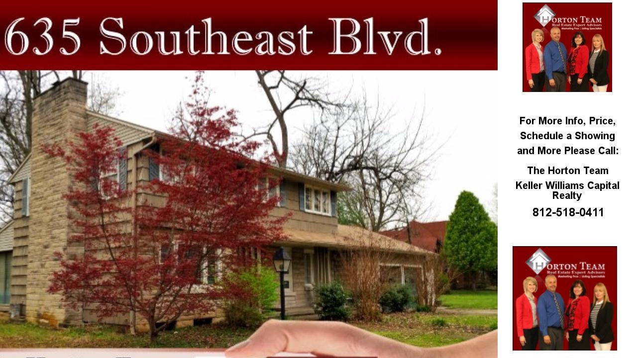 1635 Southeast Boulevard, Evansville, IN Presented by The Horton Team