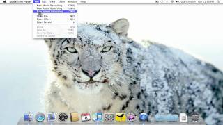 Screen Recording on Quicktime X