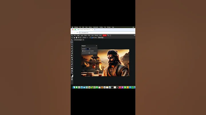 Remove objects in images. #photopea #shorts #video