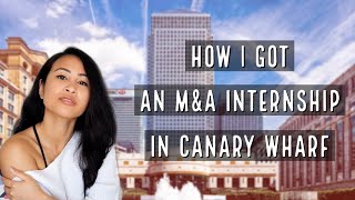 How I Got an M&A Internship at Credit Suisse w/o Russell Group Uni | Investment Banking Time ☕