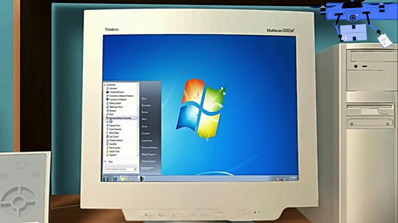 turning on and off a computer - YouTube