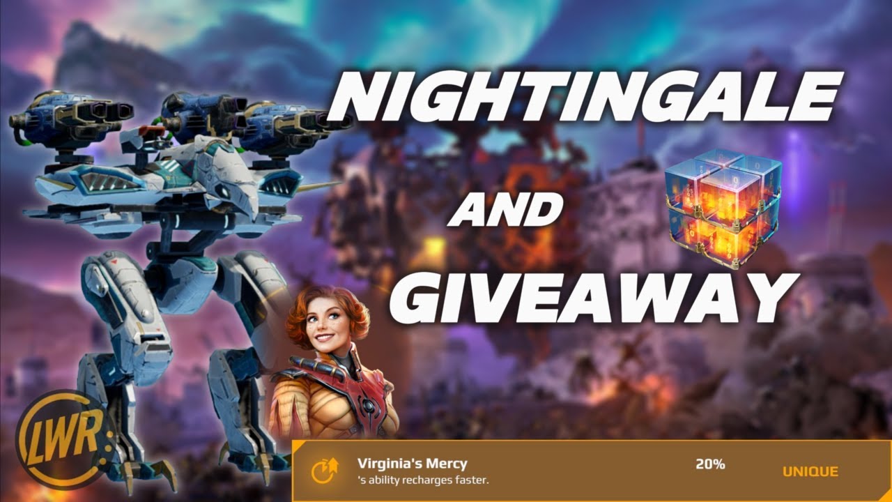 🎁Nightingale with Elox & Murix - Gameplay and [ENDED] 250 D-Gems Giveaway! | War Robots