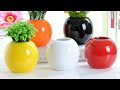 COMO FAZER VASOS DECORATIVOS COM BALÃO E GESSO| #VASOFEITOCOMBEXIGAEGESSO #VASODEGESSO