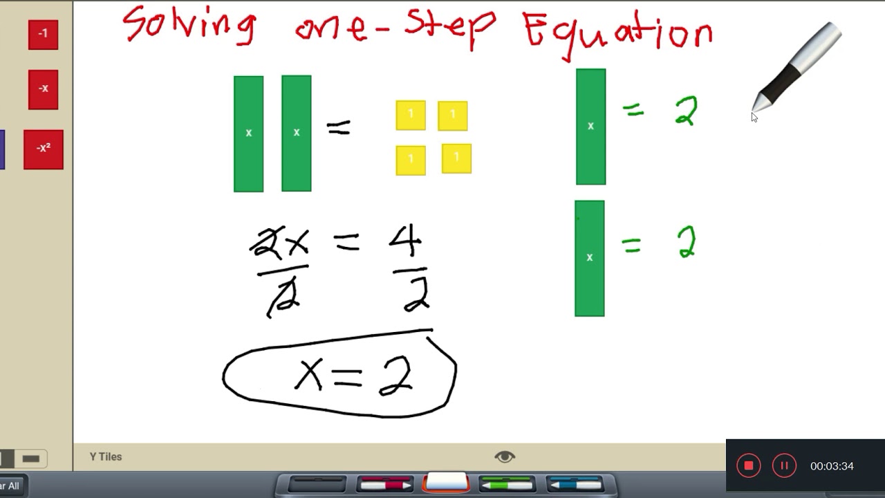 How to Solve One-Step and Two-Step Equation - YouTube