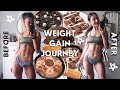 Weight GAIN transformation || How it changed my life, dealing & accepting,  tips & benefits!