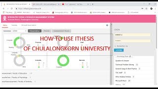 How to use ithesis Chulalongkorn University | Upload your proposal and thesis to ithesis system