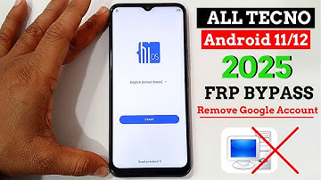 2025 All Tecno Android 11/12 Frp Bypass Without Pc - Unlock Google Account Lock New Working Method